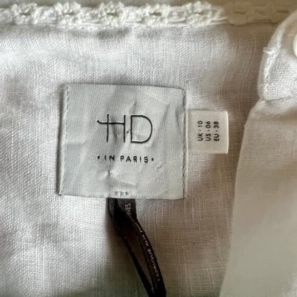 Anthropologie x HD in Paris Laila Linen Shirtdress (size M) - Picture 4 of 5